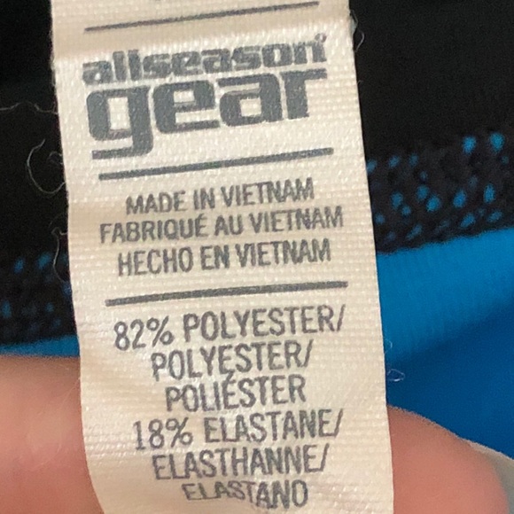 SOLD UA Workout pants underarmour Sm/p black blue - Picture 5 of 10